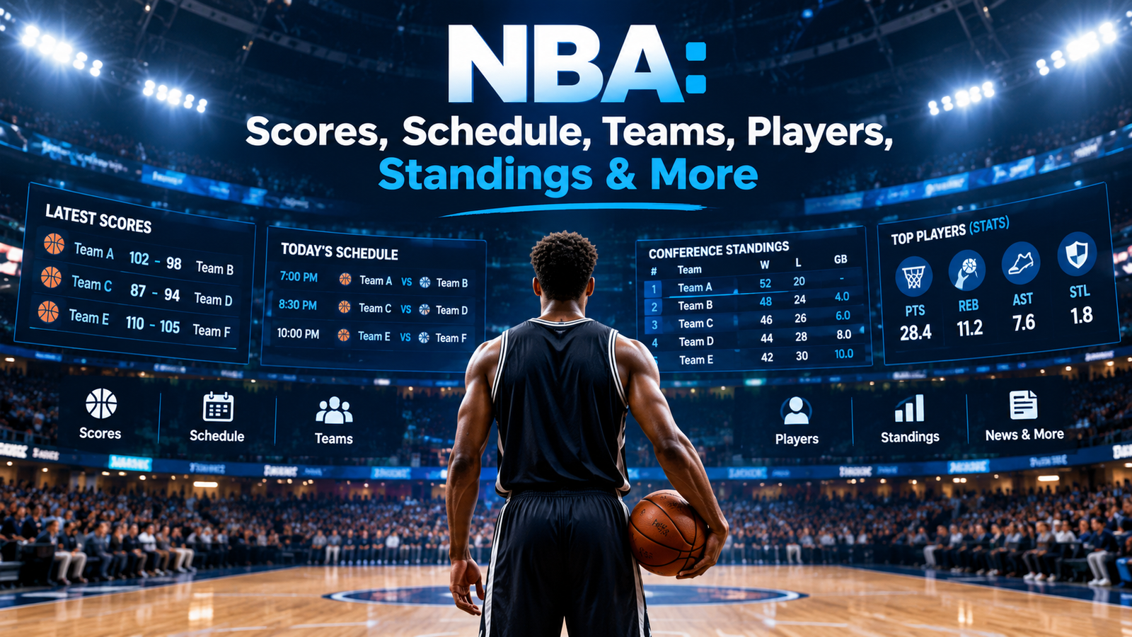 NBA: Scores, Schedule, Teams, Players, Standings & More