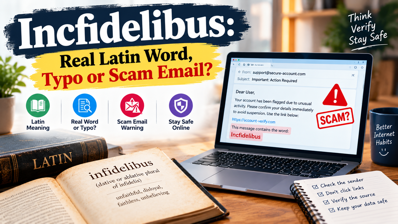 Incfidelibus: Real Latin Word, Typo or Scam Email?