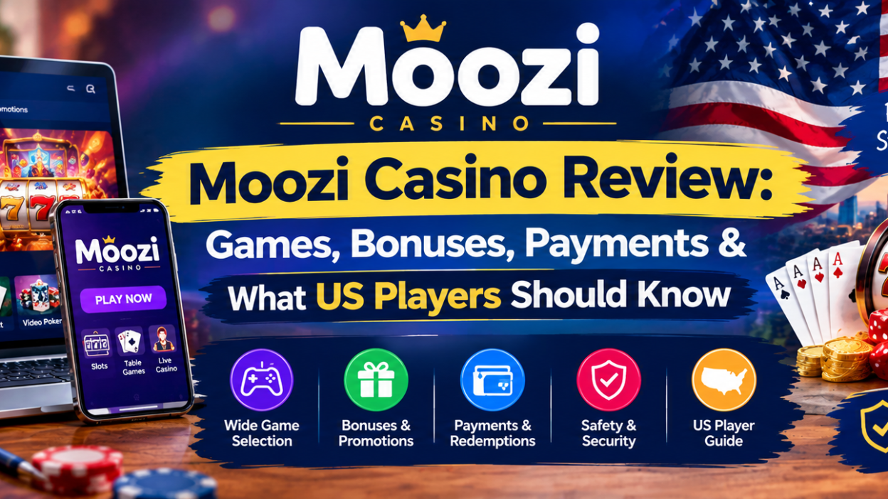 Moozi Casino Review: Games, Bonuses, Payments & What US Players Should Know