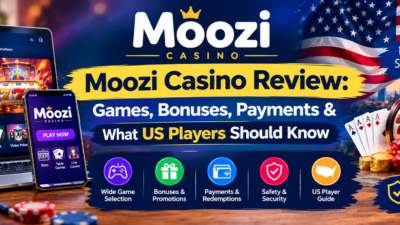 Moozi Casino Review: Games, Bonuses, Payments & What US Players Should Know